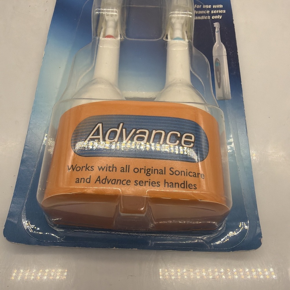 PHILIPS Sonicare Advance Compact Replacement Toothbrush Heads Vintage 2003 - Picture 2 of 9